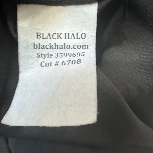 Black Halo Blaze Sheath Dress Size 18 - Picture 7 of 9